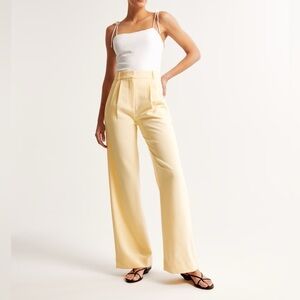 Abercrombie Sloane Tailored Pants Yellow Size 26